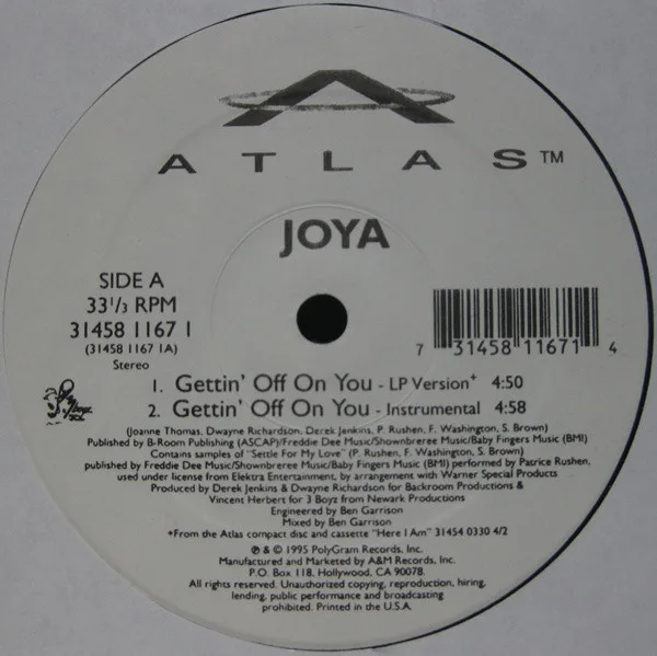 Album cover for Gettin' Off On You by Joya