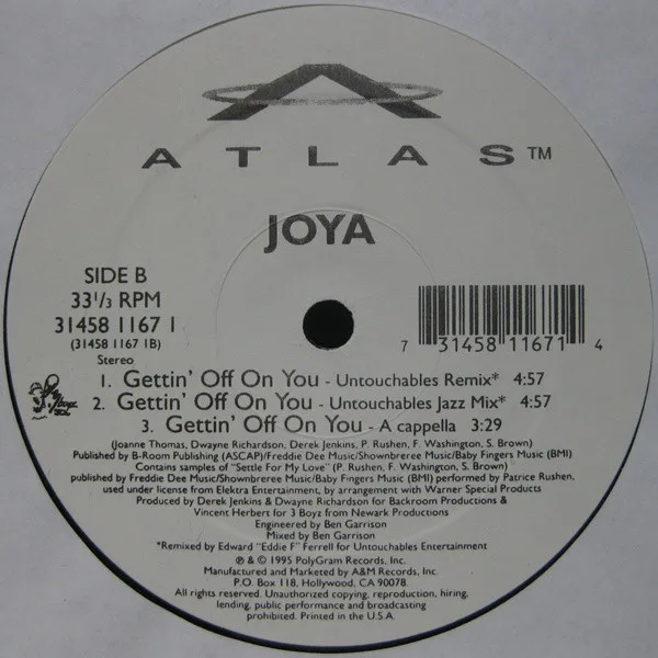 Album cover for Gettin' Off On You by Joya