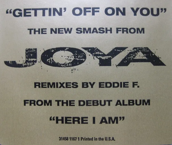 Album cover for Gettin' Off On You by Joya