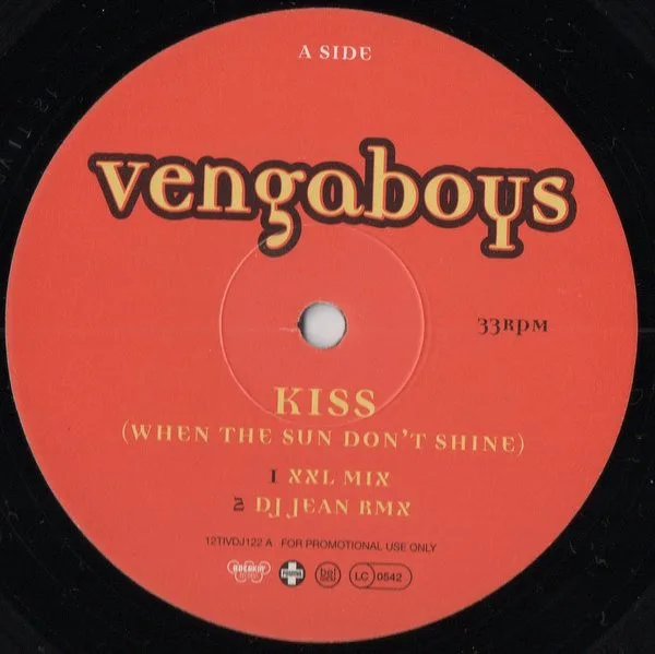 Album cover for Kiss (When The Sun Don't Shine) by Vengaboys