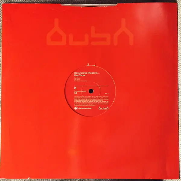 Dave Clarke - Red Three, Electronic, Techno, 1995 - Bush, Deconstruction, UK, Vinyl 1x 12", 33 ⅓ RPM, EP, Promo