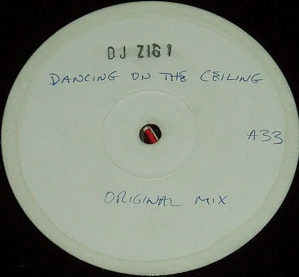 DJ Zigi - Dancing On A Ceiling, Electronic, Hard House, 1998 - Pukka Records, UK, Vinyl 1x 12", 33 ⅓ RPM, White Label