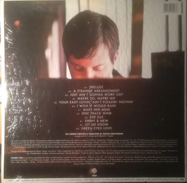 Mayer Hawthorne - A Strange Arrangement, Funk / Soul, Soul, 2009 - Stones Throw Records, US, Vinyl 2x LP, Album