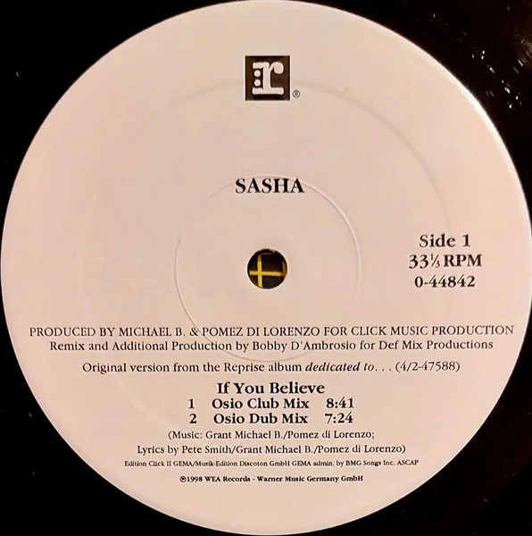 Album cover for If You Believe by Sasha (5)