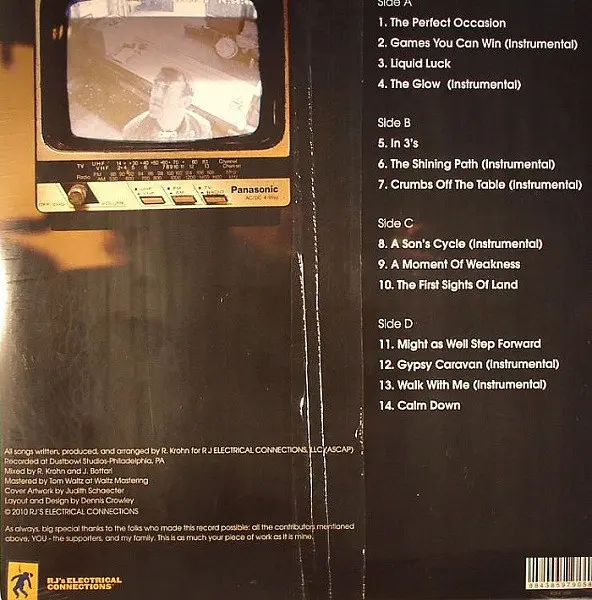 RJD2 - Inversions Of The Colossus, Hip Hop, 2010 - RJ's Electrical Connections, US, Vinyl 2x LP, Album