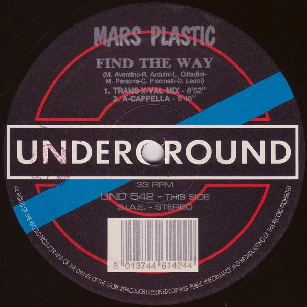 Album cover for Find The Way by Mars Plastic