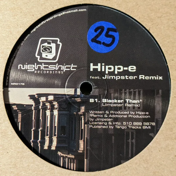 Album cover for Blacker Than by Hipp-e