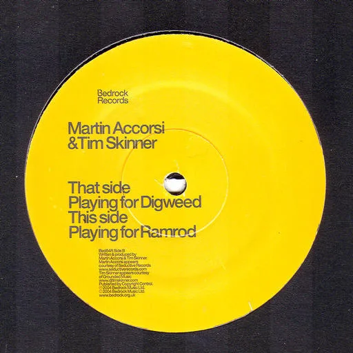 Album cover for Playing For Digweed by Martin Accorsi & Tim Skinner