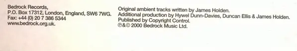 Mainline - Narcotic / Innerspace, Electronic, Progressive House, 2000 - Bedrock Records, UK, Vinyl 1x 12", Misprint, 33 ⅓ RPM