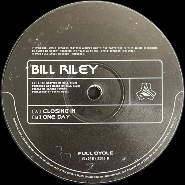Album cover for Closing In by Bill Riley