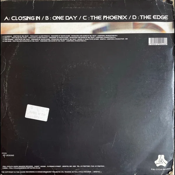 Album cover for Closing In by Bill Riley