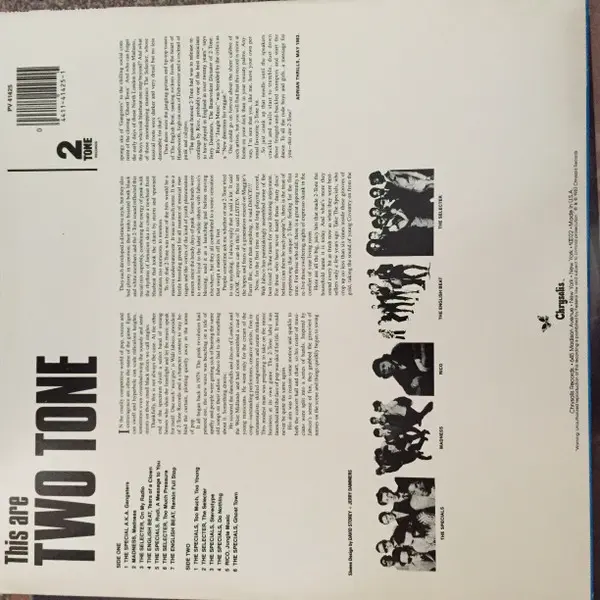 Various - This Are Two Tone, Reggae, Ska, 1983 - Chrysalis, US, Vinyl 1x LP, Compilation