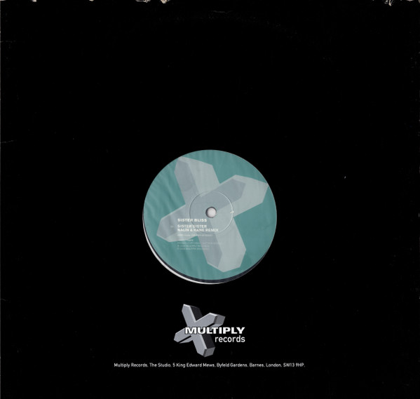 Sister Bliss - Sister Sister, Electronic, Progressive Trance, Trance, 2000 - Multiply Records, UK, Vinyl 1x 12", Promo, 45 RP