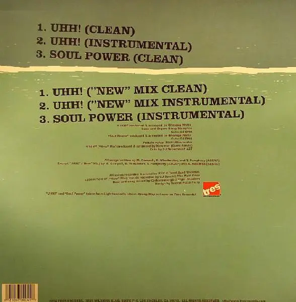 Lightheaded - UHH!, Hip Hop, Conscious, 2006 - Tres Records, US, Vinyl 1x 12"