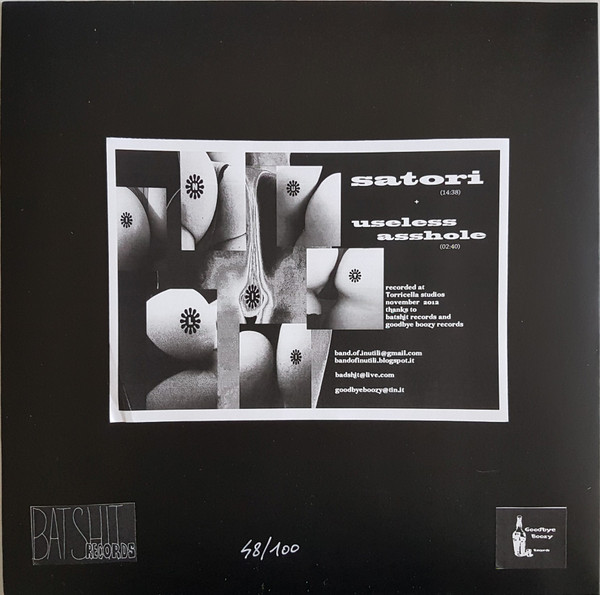 Inutili - Satori, Rock, Psychedelic Rock, 2013 - Bat Shit Records, Goodbye Boozy Records, Italy, Vinyl 1x 12", Single Sided, 