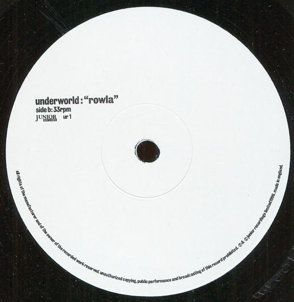 Underworld - Pearl's Girl (14996 Version), Electronic, Techno, 1996 - Junior Boy's Own, UK, Vinyl 1x 12", 33 ⅓ RPM, Promo