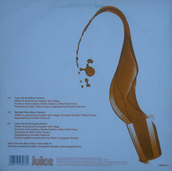 Album cover for Costa Del Sol by Gero