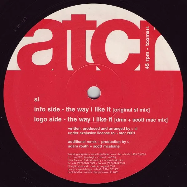 Album cover for The Way I Like It by SL