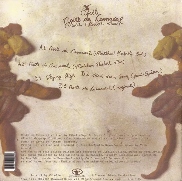 Album cover for Noite De Carnaval (Matthew Herbert Mixes) by Cibelle