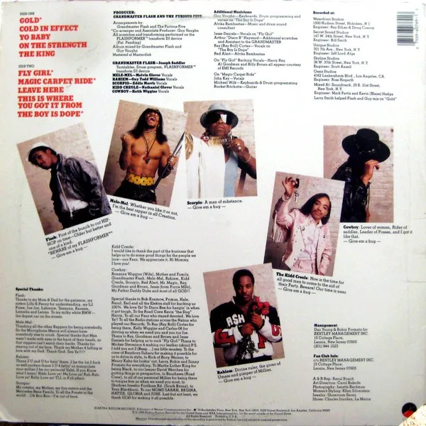 Album cover for On The Strength by Grandmaster Flash & The Furious Five