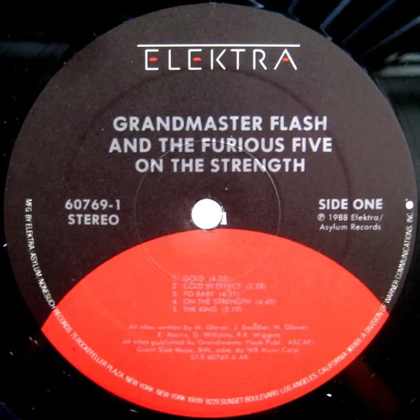 Album cover for On The Strength by Grandmaster Flash & The Furious Five