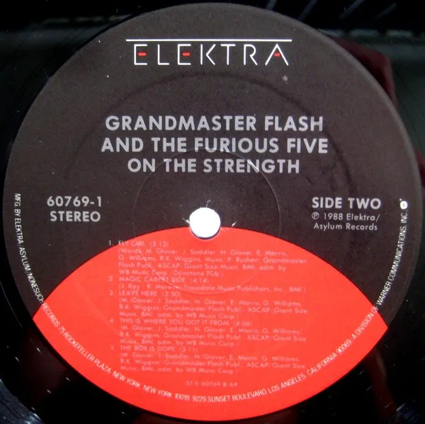 Album cover for On The Strength by Grandmaster Flash & The Furious Five