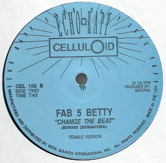 Album cover for Change The Beat by Fab 5 Freddy / Fab 5 Betty