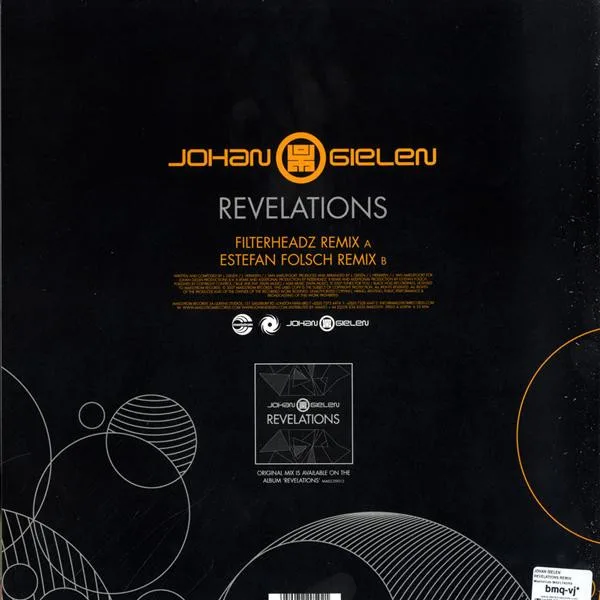 Album cover for Revelations (Filterheadz / Estefan Folsch Remixes) by Johan Gielen