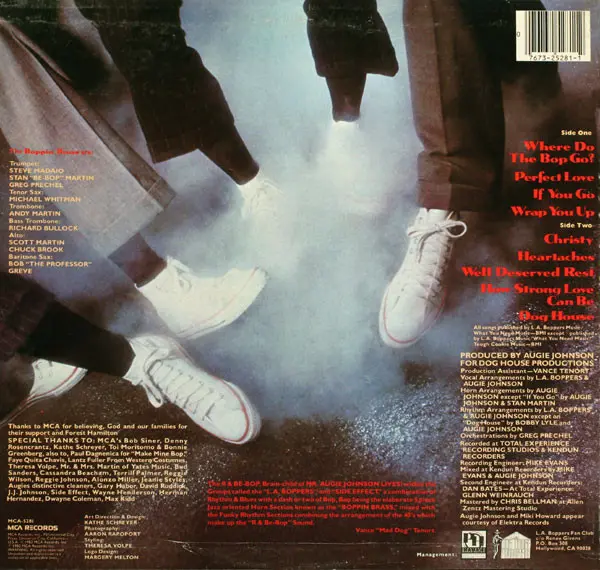 L.A. Boppers - Make Mine Bop!, Funk / Soul, Jazz, Bop, Funk, Soul, 1982 - MCA Records, US, Vinyl 1x LP, Album Gloversville Pr