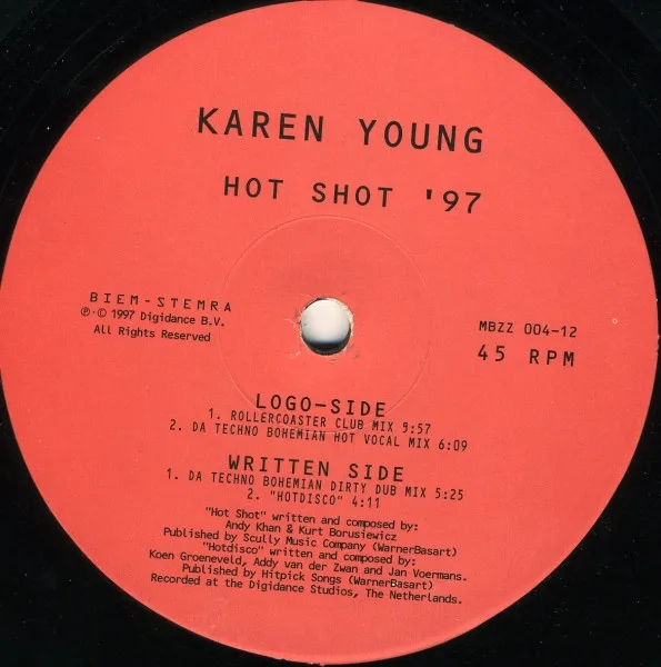 Album cover for Hot Shot '97 by Karen Young