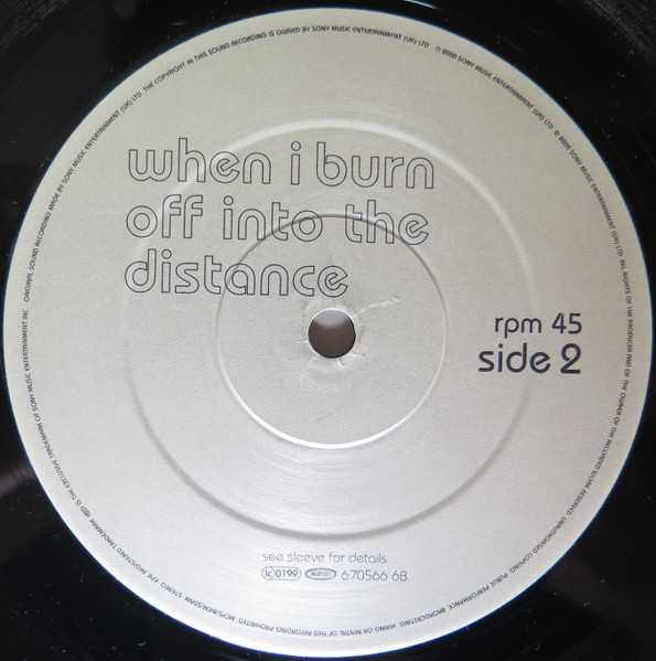 Finley Quaye - When I Burn Off Into The Distance, Electronic, Deep House, Trip Hop, 2000 - Epic, UK, Vinyl 1x 12", 45 RPM