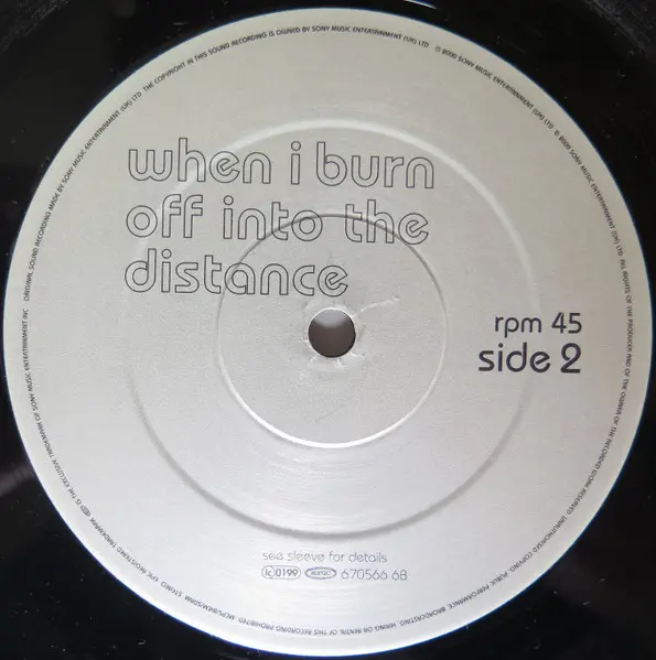 Finley Quaye - When I Burn Off Into The Distance, Electronic, Deep House, Trip Hop, 2000 - Epic, UK, Vinyl 1x 12", 45 RPM