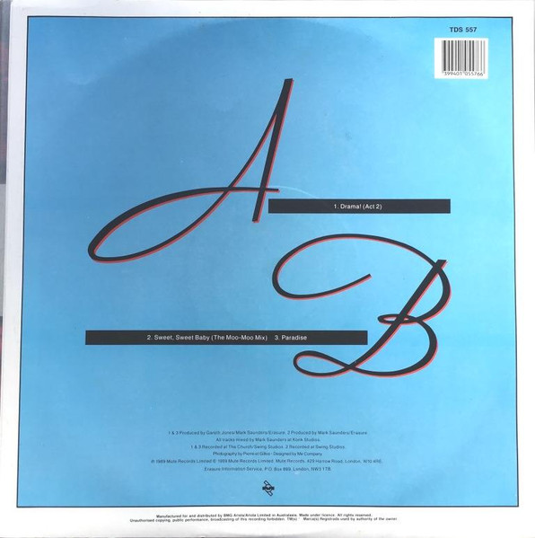 Album cover for Drama! by Erasure