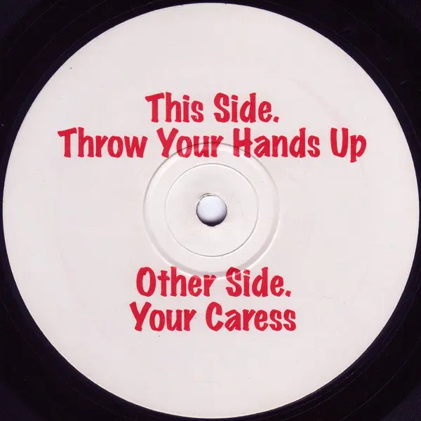 DJ Flavours - Throw Your Hands Up / Your Caress, Electronic, Breakbeat, Breaks, House, 1996 - Ruff On Wax Recordings, UK, Vin