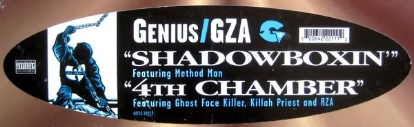 Genius, The / GZA - Shadowboxin' / 4th Chamber, Hip Hop, 1996 - Geffen Records, US, Vinyl 1x 12", 33 ⅓ RPM