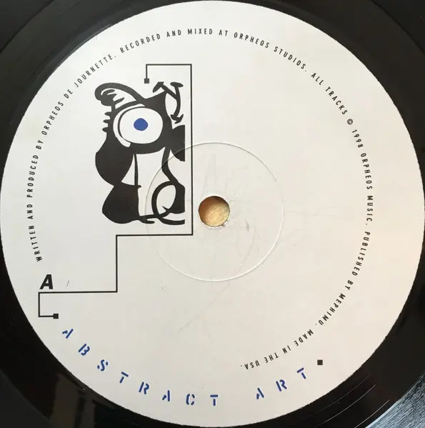 Orpheos De Journette - Abstract Art, Electronic, Progressive House, Tribal House, 1998 - Mephisto Records, US, Vinyl 1x 12", 