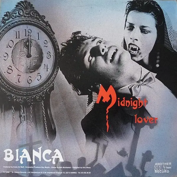Bianca - Midnight Lover, Electronic, Disco, Hi NRG, Hi-Tension, Belgium, Vinyl 1x 12", 33 ⅓ RPM