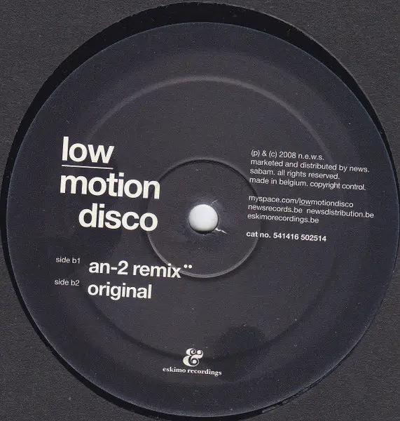 Low Motion Disco - The Low Murderer Is Out At Night, Electronic, Downtempo, Nu-Disco, 2008 - Eskimo Recordings, Belgium, Viny