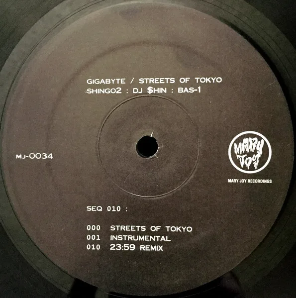 Album cover for Gigabyte / Streets Of Tokyo by Shing02 : DJ $hin : Bas-1