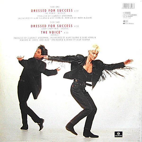 Roxette - Dressed For Success - 1989 -Pop Rock -EMI, EMI Electrola, Parlophone -Vinyl 1x 12", 45 RPM, Single