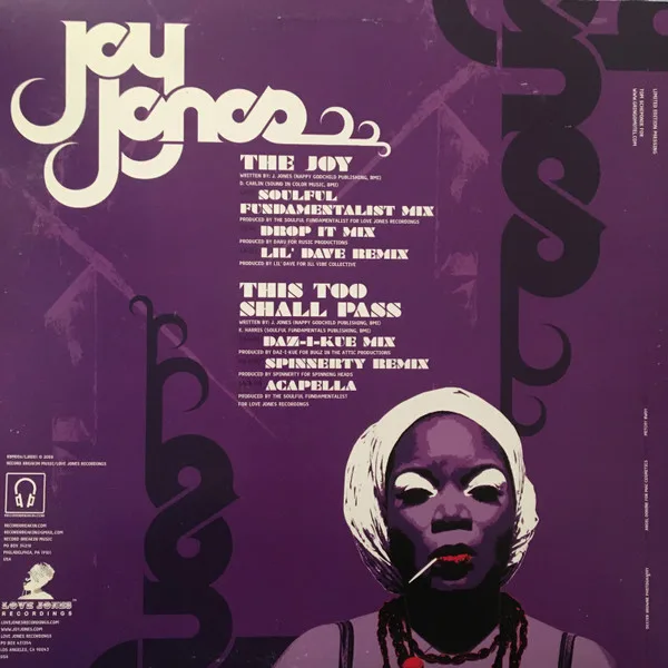 Album cover for The Joy / This Too Shall Pass by Joy Jones