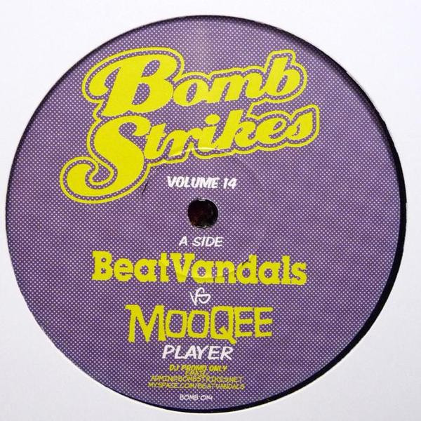 Mooqee Vs BeatVandals - Bomb Strikes Volume 14, Electronic, Funk / Soul, Breakbeat, Funk, 2009 - Bomb Strikes, UK, Vinyl 1x 1