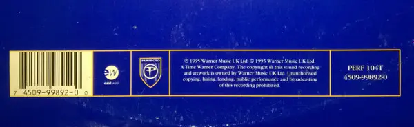 Grace - Not Over Yet (B.T. Remixes), Electronic, Progressive Trance, Trance, 1995 - EastWest, Perfecto, UK, Vinyl 1x 12", 33 