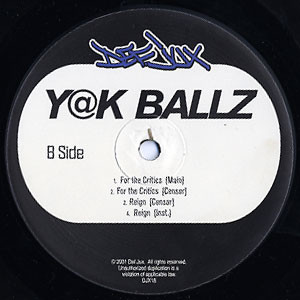 Yak Ballz - The Freak Show, Hip Hop, 2001 - Definitive Jux, US, Vinyl 1x 12", 33 ⅓ RPM