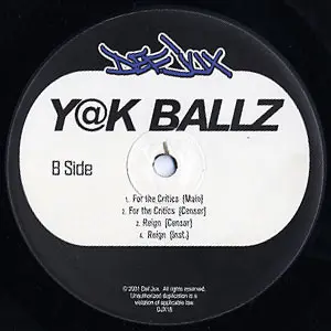 Yak Ballz - The Freak Show, Hip Hop, 2001 - Definitive Jux, US, Vinyl 1x 12", 33 ⅓ RPM