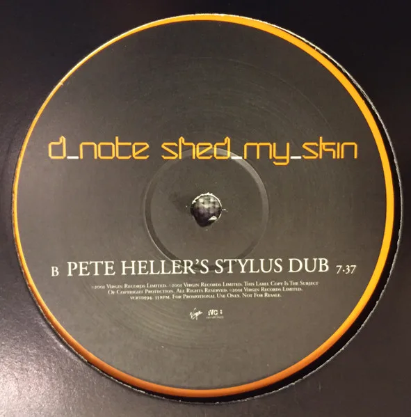 Album cover for Shed My Skin (Pete Heller Mixes) by D*Note