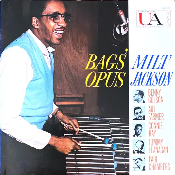Milt Jackson - Bags' Opus, Jazz, Bop, 1976 - United Artists Records, Japan, Vinyl 1x LP, Album, Limited Edition, Reissue, Ste