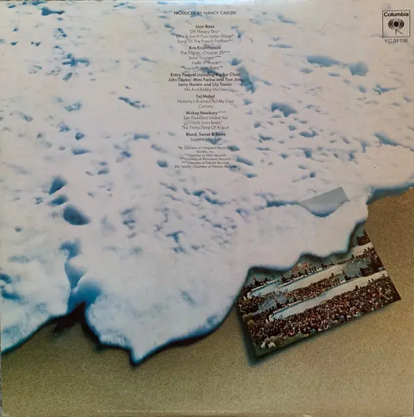 Various - Big Sur Festival - One Hand Clapping - 1972 - Country Blues, Country Rock, Folk, Jazz-Rock - Columbia - Vinyl 1x LP