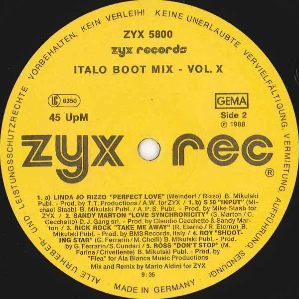 Album cover for Italo Boot Mix Vol. 10 by Various