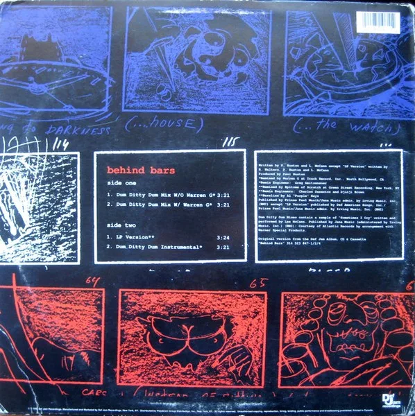 Album cover for Behind Bars by Slick Rick